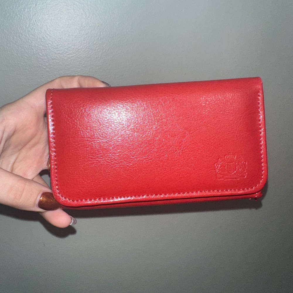 Red Leather Wallet